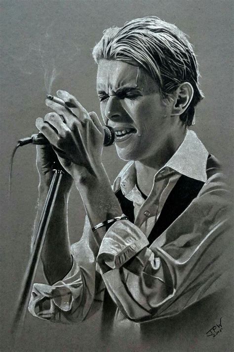 David Bowie pencil drawing by John Paul Wood on DeviantArt David Bowie Artwork, Ziggy Played ...