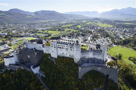 The four famous castles in Salzburg city