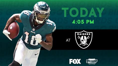 How to watch, listen, and stream Eagles vs. Raiders on October 24, 2021