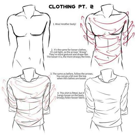 How To Draw Folds In Clothing Anime