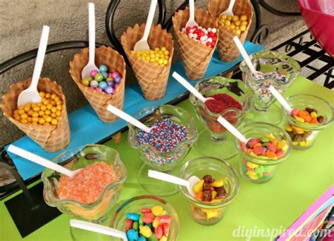 Top 21 Ice Cream Bar Ideas for Birthday Party - Home, Family, Style and ...
