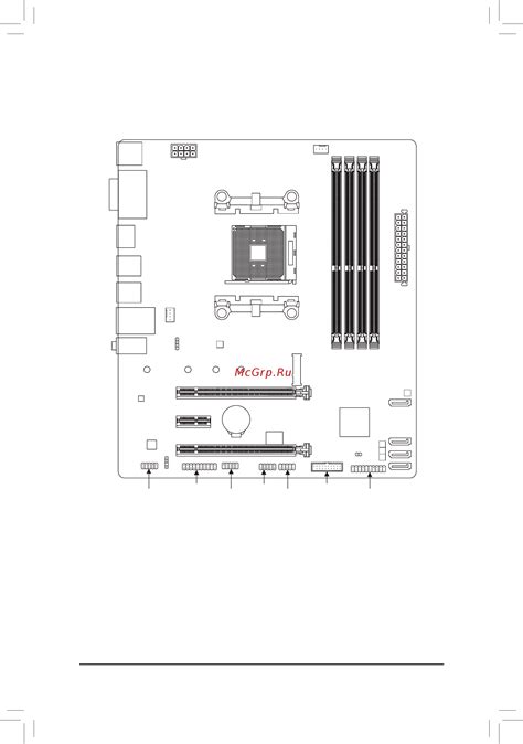 Gigabyte B450M DS3H V2 (rev. 1.0) [4/41] B450m ds3h v2 motherboard layout