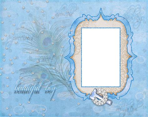 Baby Boy Christening Background Wallpaper