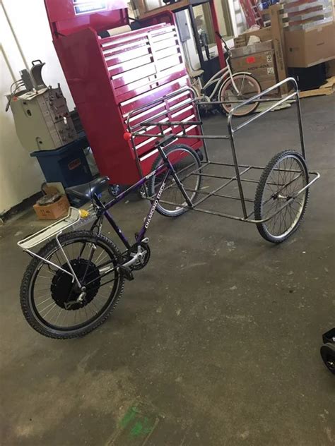 T-Tech Electric Cargo Tricycle | Tricycle, Electric bike diy, Tricycle bike