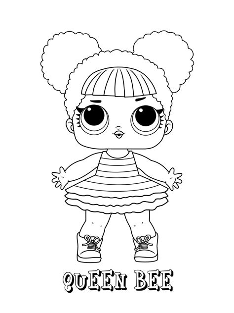 LOL Surprise Dolls Coloring Pages – Free Printable Coloring Page