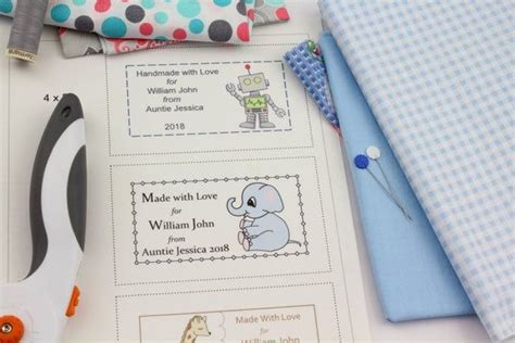 Printable Quilt Labels Baby Quilt Labels Boy Baby Boy Quilt | Etsy in ...