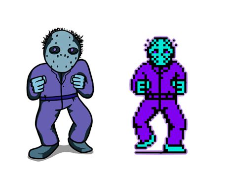 NES Jason Voorhees by klunsgod on DeviantArt