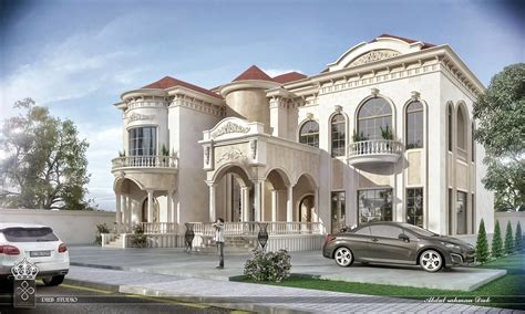 New Classic Villa in Saudi Arabia on Behance | Luxury exterior, New ...