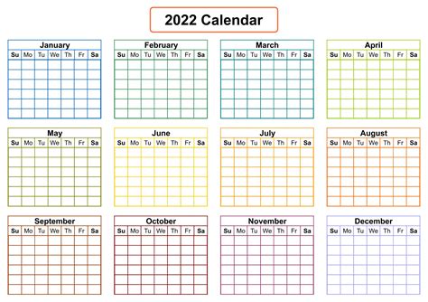 Blank Monthly Calendar Template - 10 Free PDF Printables | Printablee