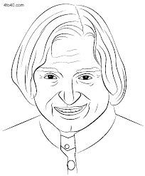 Apj Abdul Kalam Pencil Drawing