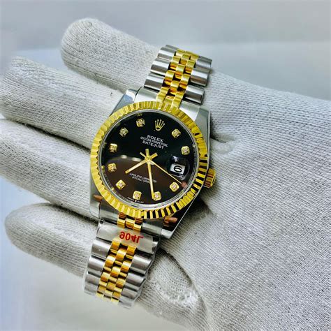 ROLEX Men 36mm jubilee – Swiss Gold