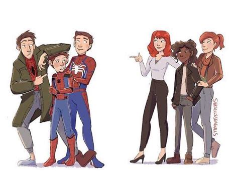 Peter Parker and MJ by SheSellsSeagulls : r/Spiderman