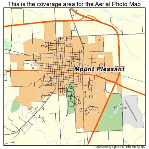 Map Of Mount Pleasant Iowa | Printable Templates Free