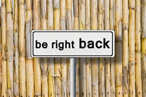 Be Right Back Sign Stock Photos - Free & Royalty-Free Stock Photos from ...