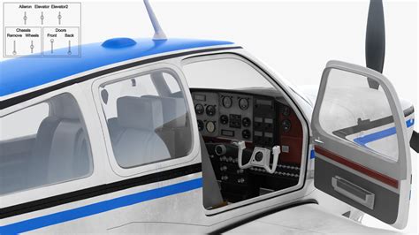 Single Engined Aircraft V Tail Rigged 3D Model $149 - .max - Free3D