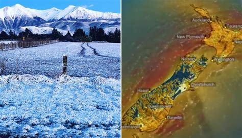 Weather: Auckland slammed by strong gales, South Island blanketed in snow | Newshub