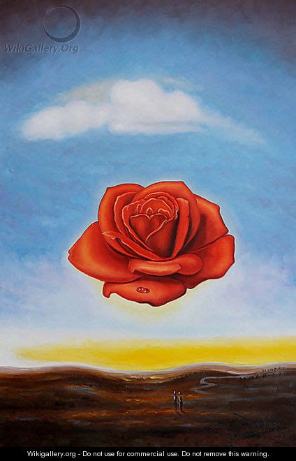 Meditative Rose - Salvador Dali (inspired by) - WikiGallery.org, the ...