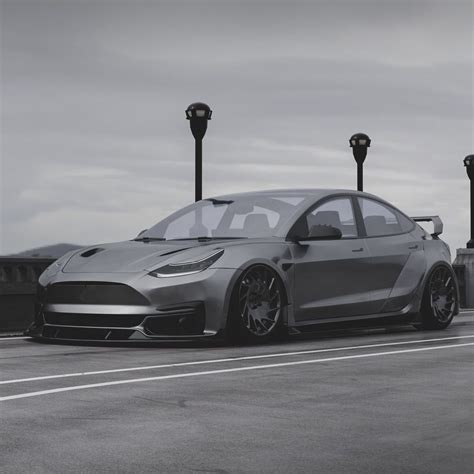 Tesla 3 Custom Body Kit by Avante Design Buy with delivery, installation, affordable price and ...