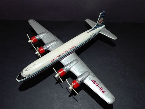 Vintage KLM Airliner Daiya Tin Toy Japan, Friction, Litho, airplane ...