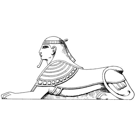 Egyptian Sphinx Drawing at GetDrawings | Free download