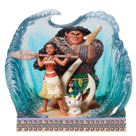 Jim Shore Disney Traditions: Moana Movie Poster Scene Figurine#N#– Sparkle Castle