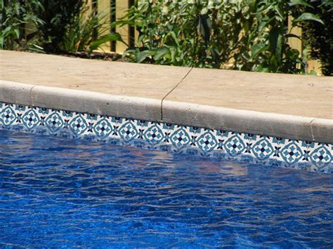 WATERLINE POOL TILES Decorative Swimming Pool Mosaic Tiles 6in | Etsy