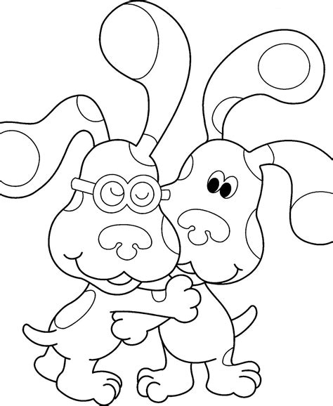 Nickjr's Blues Clues Coloring Book Printables | Nick jr coloring pages ...