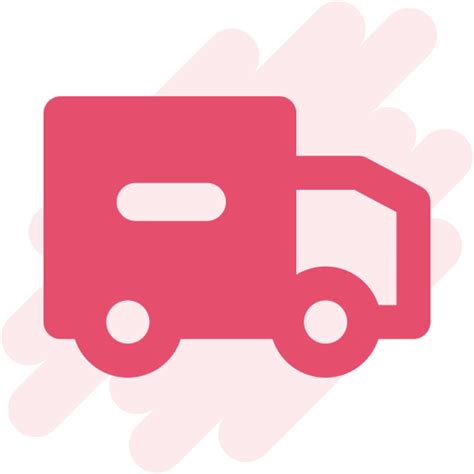 Delivery van - Free transportation icons