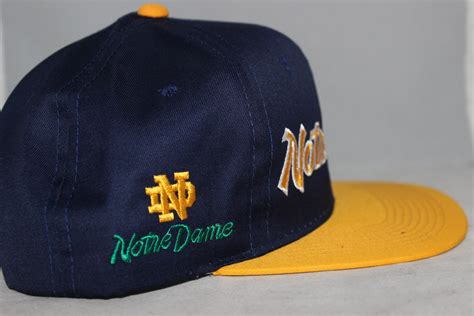 Vintage Notre Dame Fighting Irish Sports Specialties Script Snapback Hat