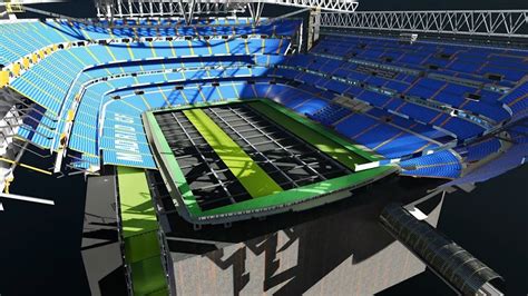 How the retractable pitch of the new Santiago Bernabéu will work