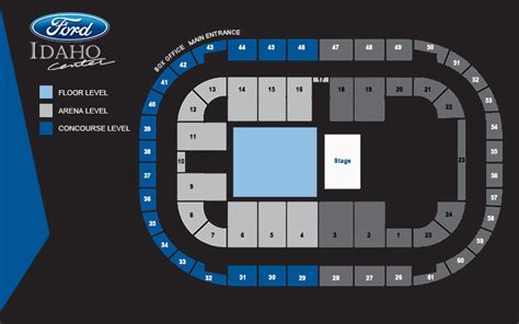 Seating Charts | Ford Idaho Center