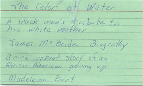 DeWitt Community Library Staff Picks: The Color of Water by James McBride