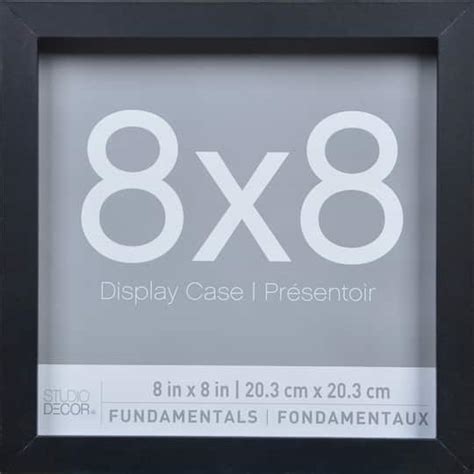 3-Pack Black 8" x 8" Shadow Boxes, Fundamentals By Studio Décor® | Michaels