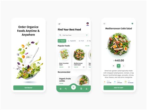 Healthy Food App by Sagar Bansal on Dribbble