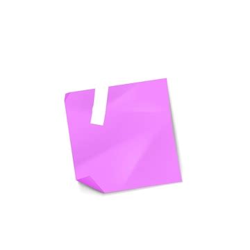 Premium Vector | Blank purple sticky note isolated on white background Realistic square sticky ...