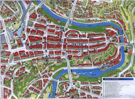 Tourist Map Of Bern Switzerland - Best Tourist Places in the World