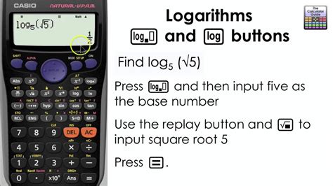 Logarithms. How to find the log of any base on the calculator! (Casio fx-83GT PLUS, fx-85GT ...