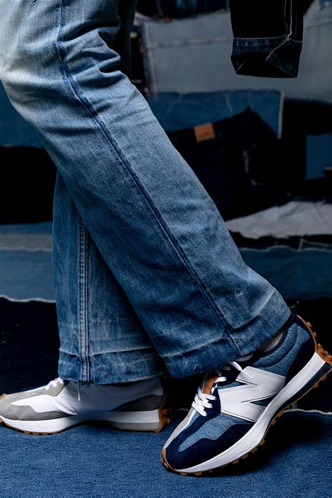 Levi's New Balance 327 Denim Release Date - Sneaker Bar Detroit