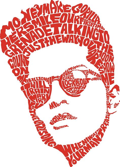 Bruno Mars: Stickers | Redbubble