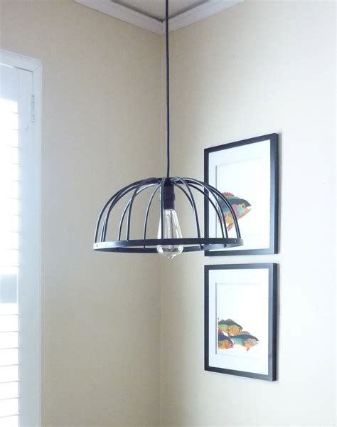 Black Industrial Metal Pendant Light