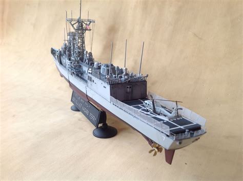 1/350 scale USS Oliver Hazard Perry class frigate, by ademodelart | Scale Model Ship | Pinterest ...