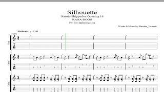 KANA-BOON - Silhouette Full Chords - ChordU