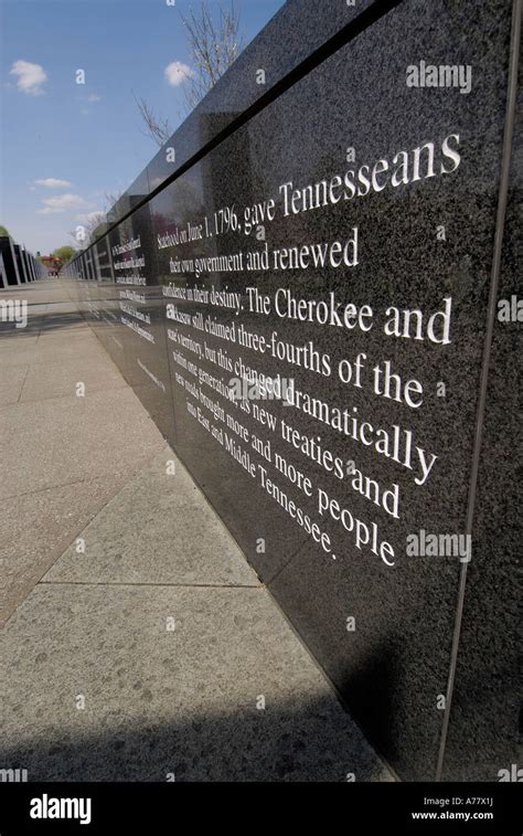 Granite Timeline of Tennessee and American History Tennessee Bicentennial Capitol Mall State ...