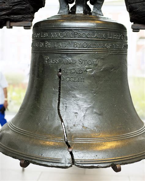 Crack in Liberty Bell | The Liberty Bell in its glass pavili… | Flickr