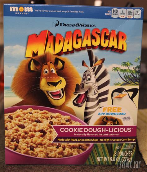 Review: Madagascar Cookie Dough-licious Oatmeal from MOM Brands