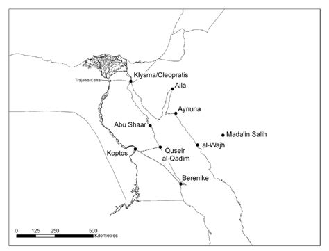 Map of the Red Sea (map by the author) | Download Scientific Diagram