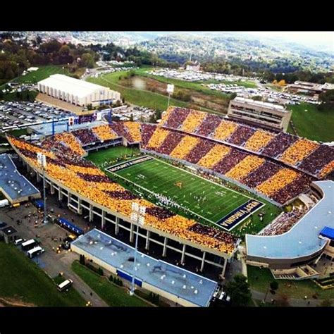 WVU Football - STRIPE THE STADIUM!! | West virginia travel, Country ...