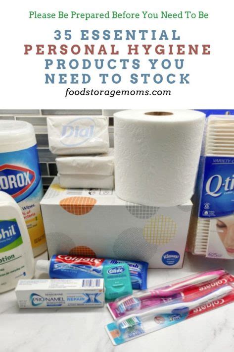 35 Essential Personal Hygiene Products You Need to Stock - Food Storage ...