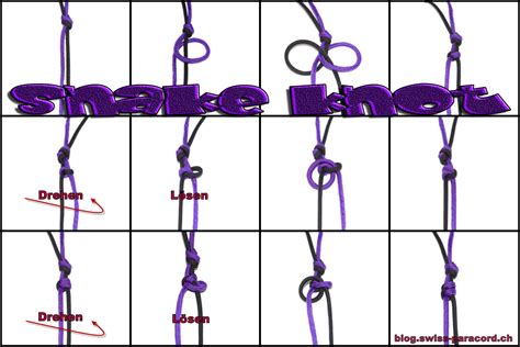 Snake Knoten Tutorial | Swiss Paracord GmbH