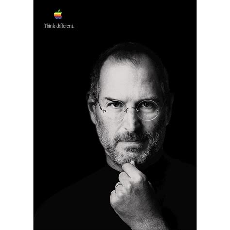 Apple Werbeposter Apple Poster THINK DIFFERENT 1998 - Steve Jobs